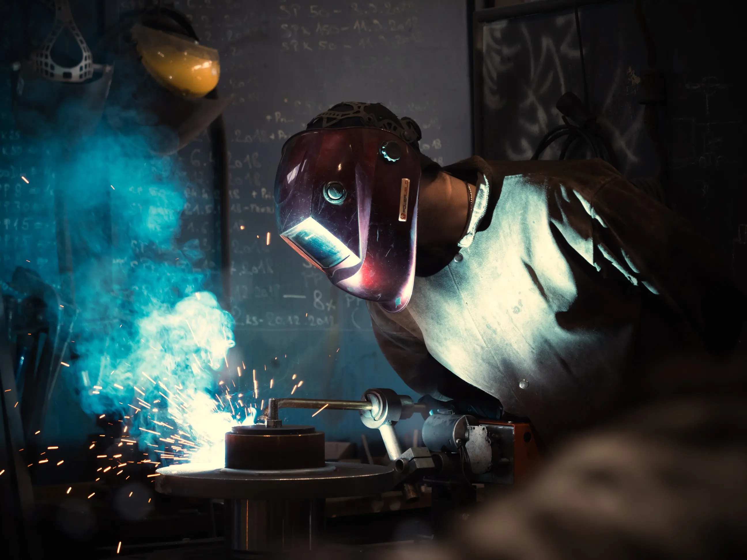 KOVACO welder at work in the production hall